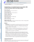 Cover page: Prenatal Tobacco and Cannabis Exposure: Associations with Cortisol Reactivity in Early School Age Children