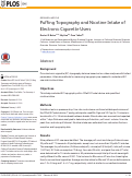 Cover page: Puffing Topography and Nicotine Intake of Electronic Cigarette Users