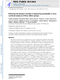 Cover page: Ethnicity and disease severity in ankylosing spondylitis a cross-sectional analysis of three ethnic groups