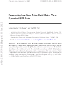 Cover page: Resurrecting Low-Mass Axion Dark Matter Via a Dynamical QCD Scale