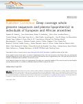 Cover page: Publisher Correction: Deep coverage whole genome sequences and plasma lipoprotein(a) in individuals of European and African ancestries.