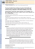 Cover page: Tracing Conidial Fate and Measuring Host Cell Antifungal Activity Using a Reporter of Microbial Viability in the Lung