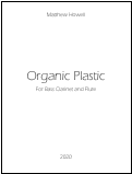 Cover page: Organic Plastic