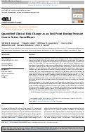 Cover page: Quantified Clinical Risk Change as an End Point During Prostate Cancer Active Surveillance