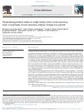 Cover page: Hospitalising preterm infants in single family rooms versus open bay units: A systematic review and meta-analysis of impact on parents