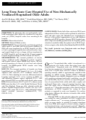 Cover page: Long‐Term Acute Care Hospital Use of Non‐Mechanically Ventilated Hospitalized Older Adults