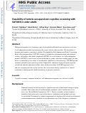 Cover page: Feasibility of Remote Unsupervised Cognitive Screening With SATURN in Older Adults.