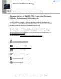 Cover page: Reconstitution of Rab11-FIP4 Expression Rescues Cellular Homeostasis in Cystinosis