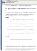 Cover page: The pharmacokinetics of Zr-89 labeled liposomes over extended periods in a murine tumor model