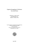 Cover page: Cigarette Smuggling in California: Fact and Fiction