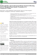 Cover page: Hydrocephalus and Cerebrospinal Fluid Analysis Following Severe Traumatic Brain Injury: Evaluation of a Prospective Cohort