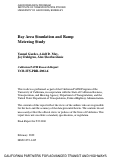 Cover page: Bay Area Simulation and Ramp Metering Study