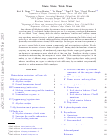 Cover page: Stasis, stasis, triple stasis: A theoretical study of cosmological stasis