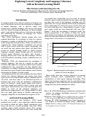 Cover page: Exploring Lexical Complexity and Language Coherence with an Iterated Learning Model