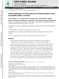 Cover page: Application of neural network in metal adsorption using biomaterials (BMs): a review