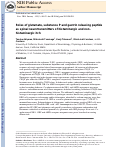 Cover page: Roles of glutamate, substance P, and gastrin-releasing peptide as spinal neurotransmitters of histaminergic and nonhistaminergic itch