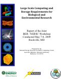 Cover page: Large Scale Computing and Storage Requirements for Biological and Environmental Research