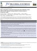 Cover page: Body Composition Trajectories During the First 23 Months of Life Differ by HIV Exposure Among Infants in Western Kenya: A Prospective Study.