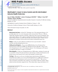 Cover page: Washington's liquor license system and alcohol‐related adverse health outcomes