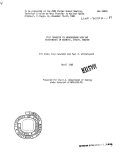 Cover page: HEAT TRANSFER IN UNDERGROUND HEATING EXPERIMENTS IN GRANITE, STRIPA, SWEDEN