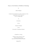 Cover page: Essays on the Evolution of Health Care Technology