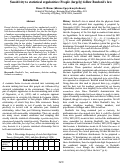 Cover page: Sensitivity to statistical regularities: People (largely) follow Benford’s law