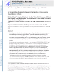 Cover page: Strain and sex-related behavioral variability of oxycodone dependence in rats