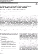 Cover page: An Adaptive Treatment Strategy for Oral Vancomycin in Patients with the Orphan Disease Primary Sclerosing Cholangitis.