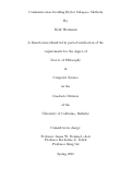 Cover page: Communication-avoiding Krylov subspace methods