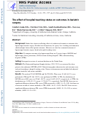 Cover page: The effect of hospital teaching status on outcomes in bariatric surgery.