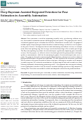 Cover page: Deep Bayesian-Assisted Keypoint Detection for Pose Estimation in Assembly Automation.