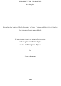 Cover page: Extending the Limits of Hydrodynamics to Dense Plasmas and High Mach Number Cavitation in Compressible Fluids