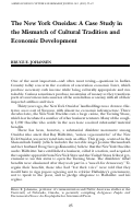 Cover page: The New York Oneidas: A Case Study in the Mismatch of Cultural Tradition and Economic Development