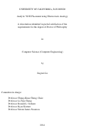 Cover page: Analytic VLSI Placement using Electrostatic Analogy