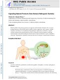 Cover page: Signaling Natural Products from Human Pathogenic Bacteria