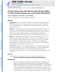 Cover page: The Early Impact of the Centers for Medicare &amp; Medicaid Services State Innovation Models Initiative on 30-Day Hospital Readmissions Among Adults With Diabetes.