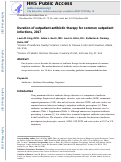 Cover page: Duration of Outpatient Antibiotic Therapy for Common Outpatient Infections, 2017.