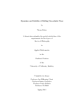 Cover page: Dynamics and Stability of Rolling Viscoelastic Tires