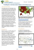 Cover page of The Mitigation of AI Data Center E-Waste on the Federal Level
