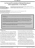 Cover page: An Unusual Presentation of Retinal Detachment and Conjunctivitis: A Case Report