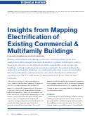 Cover page of Insights from Mapping Electrification of Existing Commercial and Multifamily Buildings Across the US and Canada