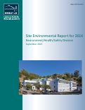 Cover page: Site Environmental Report for 2014: