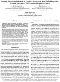 Cover page: Linking Theories and Methods in Cognitive Sciences via Joint Embedding of the Scientific Literature: The Example of Cognitive Control