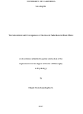 Cover page: The Antecedents and Consequences of Adolescent Fatherhood in Black Males