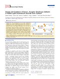 Cover page: Design and Synthesis of Donor–Acceptor Stenhouse Adducts: A Visible Light Photoswitch Derived from Furfural