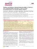 Cover page: Synthesis and Structure–Activity Relationship (SAR) of 2‑Methyl-4-oxo-3-oxetanylcarbamic Acid Esters, a Class of Potent N‑Acylethanolamine Acid Amidase (NAAA) Inhibitors