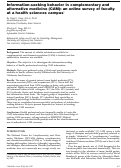 Cover page: Developing Optimal Search Strategies for Finding Information on Herbs and Other Medicinal Plants in MEDLINE