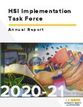 Cover page of HSI Implementation Task Force Annual Report, 2020-21