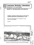 Cover page: Preliminary Calculations of Release Rates of Tc-99, I-129, and Np-237 from Spent Fuel in a Potential Repository in Tuff