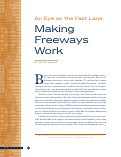 Cover page: Making Freeways Work